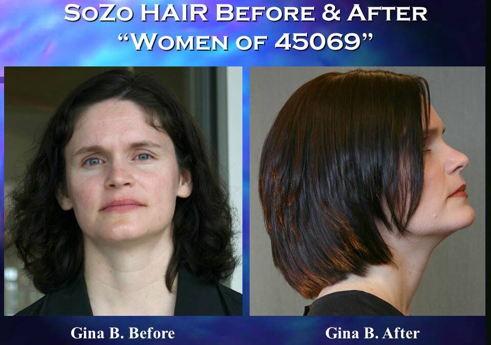 Gina B Before and After Hair Color Makeover27 - SoZo Hair, Spa & Wigs